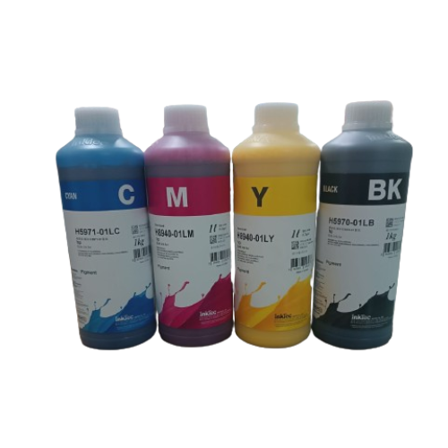 Tinta Pigmentada Pack 1 Litro Inktec Pack Negro Cyan Yellow Magenta