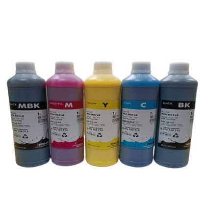 Tinta Plotter Canon 1 Litro TM200 TM205 TM300 TM305 TX3000 TX4000 Black Mate Cian Yellow Magenta - TAINO®
