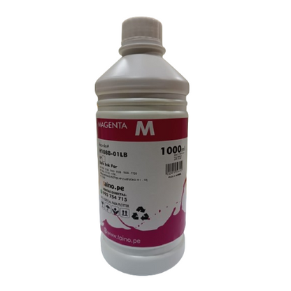 Tinta Plotter Hp 1 Litro HP T120 T130 T520 T530 T830 T730 T610 T1110 T790 Black Cian Yellow Magenta - TAINO®