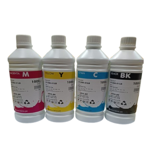 Tinta Pack Plotter Hp 1 Litro Serie HP T120 T130 T520 T530 T830 T730 T610 T1110 T790 Black Cian Yellow Magenta