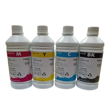 Tinta Plotter Hp 1 Litro HP T120 T130 T520 T530 T830 T730 T610 T1110 T790 Black Cian Yellow Magenta - TAINO®