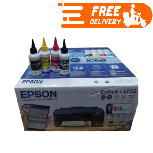 Combo comestible: Impresora Epson L1250 Wifi + 4 Tintas Vegetal 100ml