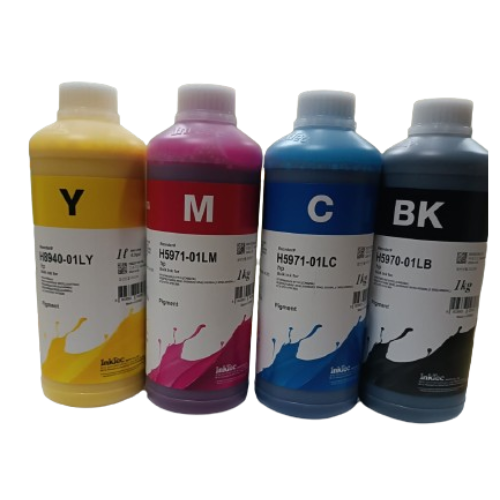 Tinta Pigmentada Pack 1 Litro Inktec Pack Negro Cyan Yellow Magenta