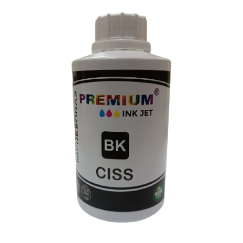 Tinta Premium 1/2 Litro Black Para Impresoras HP Canon Epson Brother