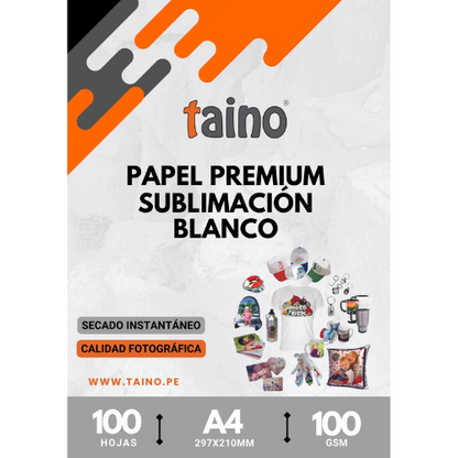 Combo Sublimación 11 en 1 Plancha Importada 30x40 Impresora Tintas Hojas - TAINO®