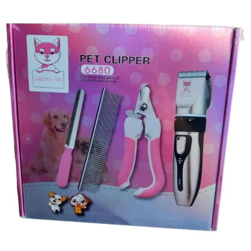 Máquina Para Cortar Pelo de Mascota y Accesorios PET CLIPPER 6680