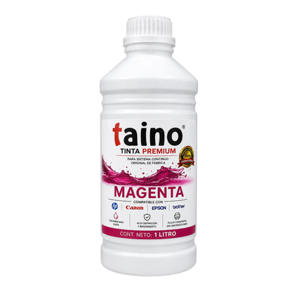 Tinta Magenta TAINO® PREMIUM DYE CISS – 1 Litro