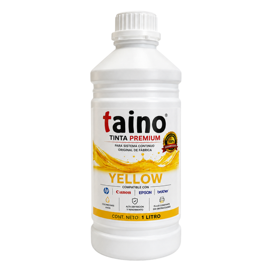 Pack de Tintas TAINO® PREMIUM DYE CISS – 4 Colores de 1 Litro