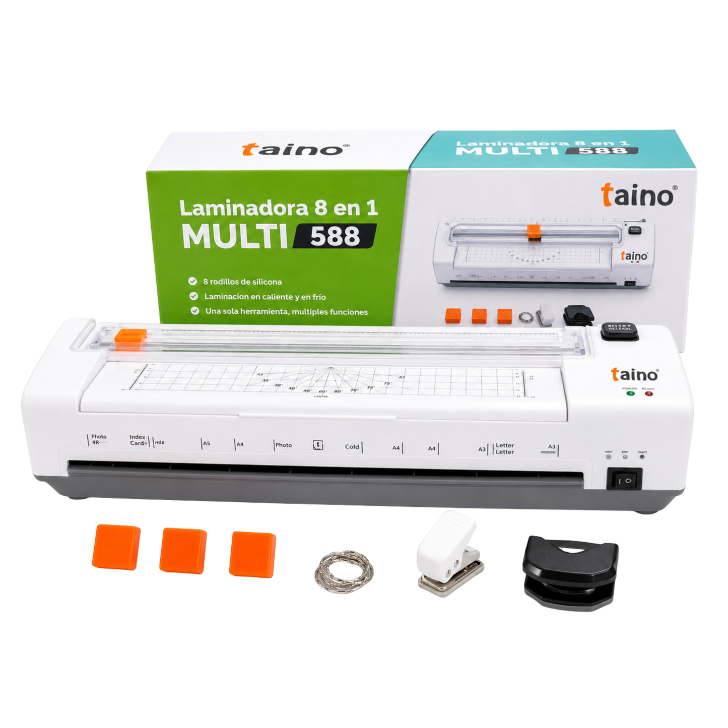 Laminadora A3 8 en 1 TAINO® Multi 588 versatilidad y eficiencia