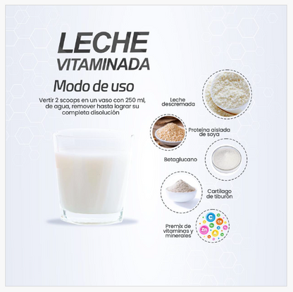 Geriátrica Leche Proteinas Vitaminas y Minerales Sin Lactosa 1.100Gr