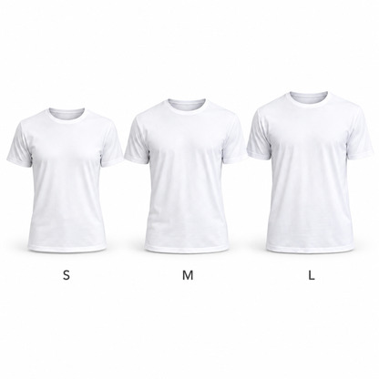 Polos Sublimables para Dama y Caballeros- Cuello Redondo S M L