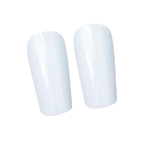 Canillera Sublimable Para Fútbol Tallas XS S M L Color Blanco