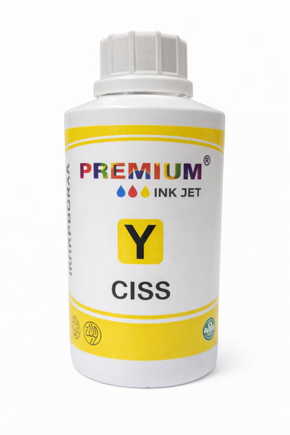 Tinta yellow 500ml premium Impresoras hp canon epson brother