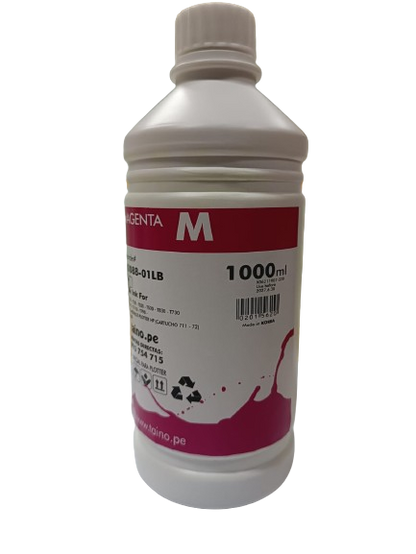 Tinta Plotter Canon IPF 1 Litro Black Cian Yellow Magenta MBK Mate - TAINO®