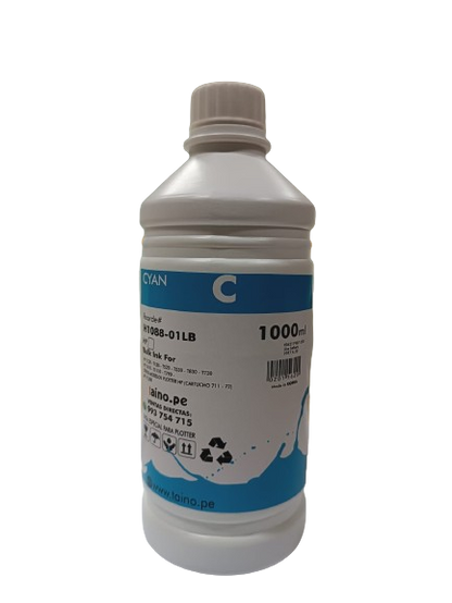 Tinta Plotter Canon IPF 1 Litro Black Cian Yellow Magenta MBK Mate - TAINO®