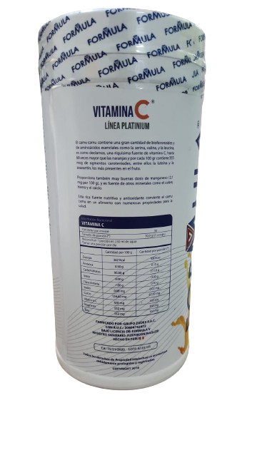 Vitamina C Camu Camu Calcio Magnesio Zin Naranja Multivitamínico 1.1 kg - TAINO®