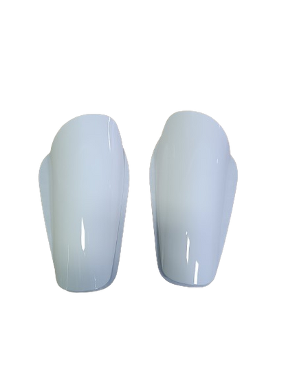 Canillera Sublimable Para Fútbol Tallas XS S M L Color Blanco - TAINO®
