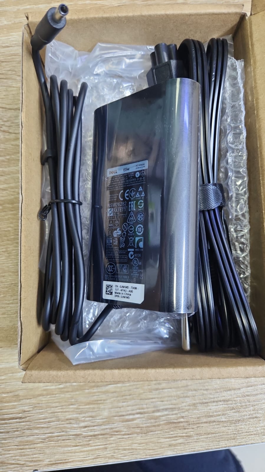 Cargador DELL Original 19.5v 2.31a 3.34a Punta Aguja Delgada