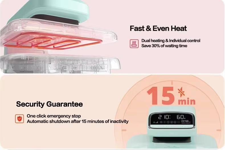 Plancha Plana 38x38 Freesub Automatica Digital F3880