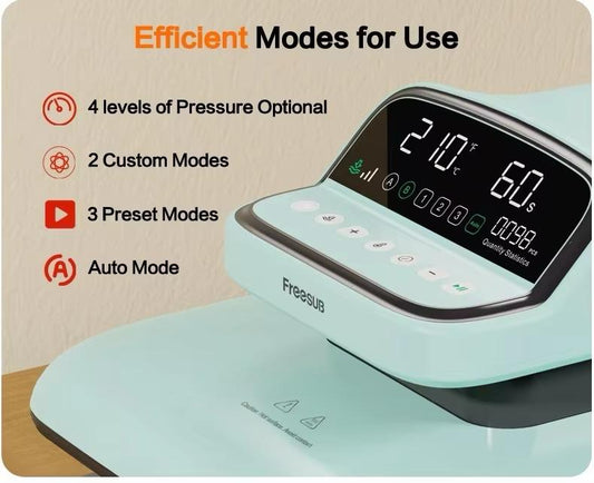 Plancha Plana 38x38 Freesub Automatica Digital F3880