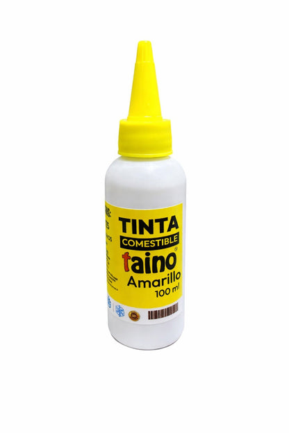 Tinta comestible vegetal pack negro cian yellow magenta 100ml TAINO®