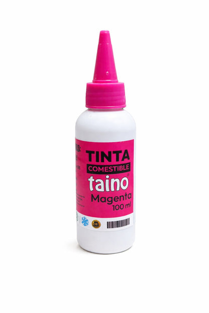 Tinta comestible vegetal pack negro cian yellow magenta 100ml TAINO®