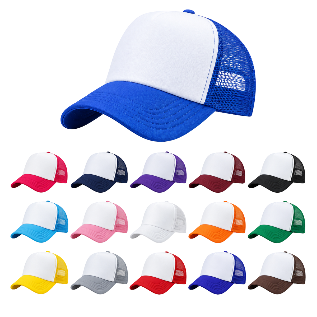 Gorra Trucker para Sublimar Colores Variados