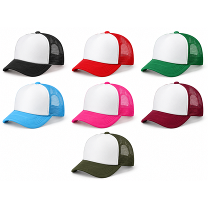Gorra Trucker para Sublimar Colores Variados