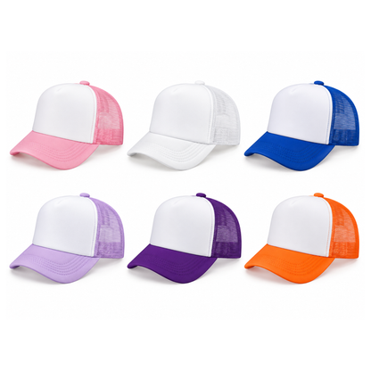 Gorra Trucker para Sublimar Colores Variados