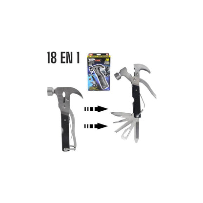 Martillo Multiherramienta Tac Tooll 18 En 1 - TAINO®