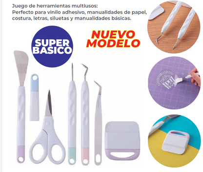 kit de Herramientas Para Plotter, Manualidades Viniles Papeles y más...