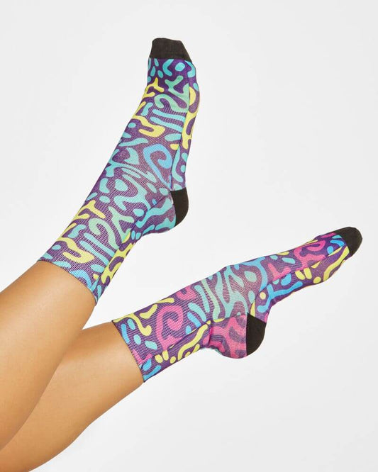 Medias Calcetines Sublimable 3 Pares Blancas - TAINO®