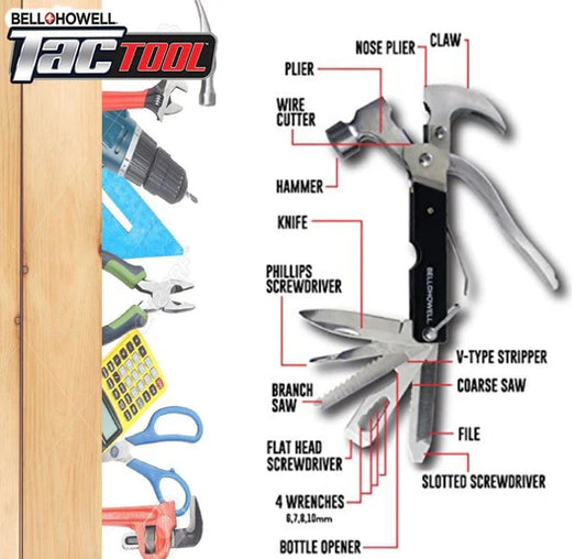 Martillo Multiherramienta Tac Tooll 18 En 1 - TAINO®