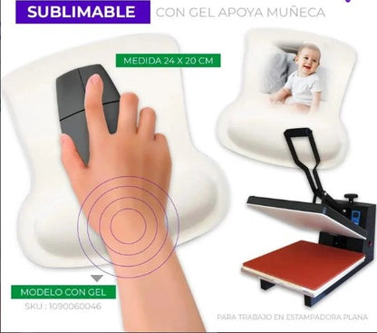 Mouse Pad Con Apoyo De Muñeca - TAINO®