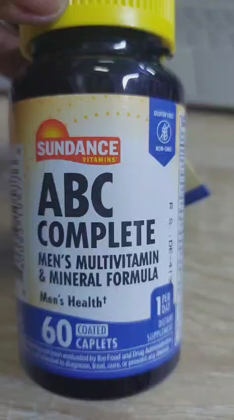 Multivitaminico Completo ABC Para Hombre 60 Tabletas Recubiertas