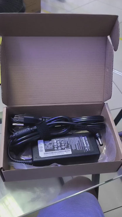 Cargador LENOVO 20v 3.25a Punta Toshiba Cable Corriente