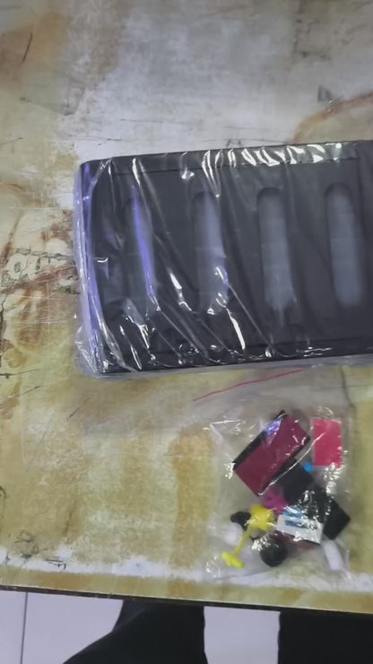 Sistema Contínuo Antiderrame Hp Canon Caja Negra con accesorios