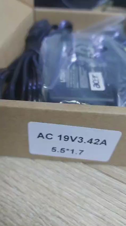 Cargador ACER Aspire 19v 3.42a Punta Amarilla