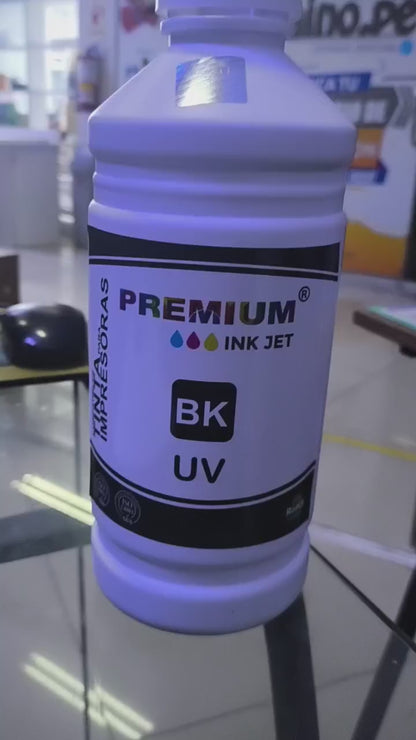 Tinta Black UV Premium 1 Litro Para Impresora Hp Canon Epson Brother