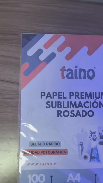Papel Sublimación A4 100 Hojas Premium Secado Rápido