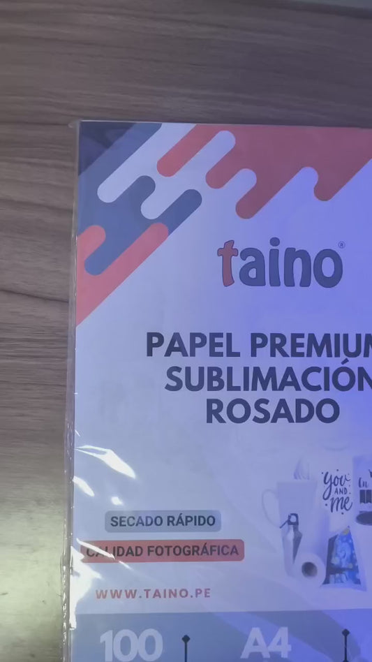 Papel Sublimación A4 100 Hojas Premium Secado Rápido