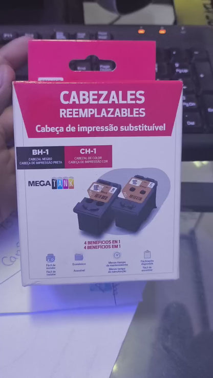 Cabezal Canon Original Serie G 190 Negro y Tricolor G1100 G2100 G2110 G3110 G4100 G4110 G31111 G41102