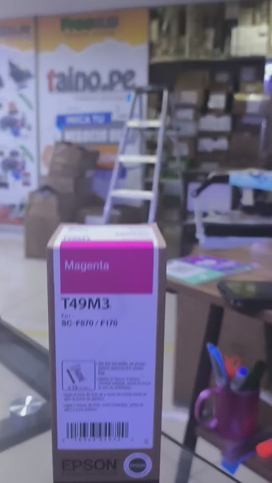 Tinta Epson T49M3 Sublimacion Original Magenta