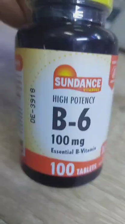 Vitamina B-6 100 Tabletas 100mg