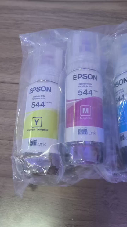 Tinta Epson 544 Original Serie L3110 L3150 L3160 L4150 L5190 Black Cian Yellow Magenta