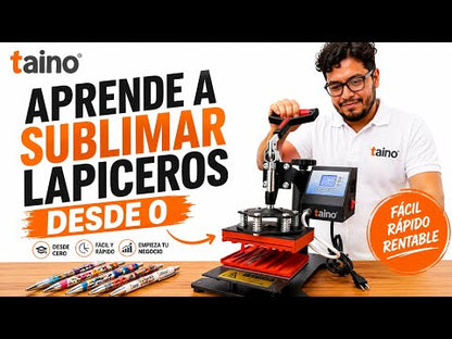 Plancha para sublimar lapiceros manual 6 unidades TAINO®