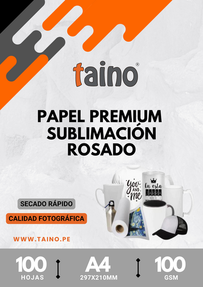 Impresora de Sublimación 4 en 1 Epson L1250 Wifi Papel Sublimación A4 100 hojas Cinta Térmica 4 Tintas Sublinova - TAINO®