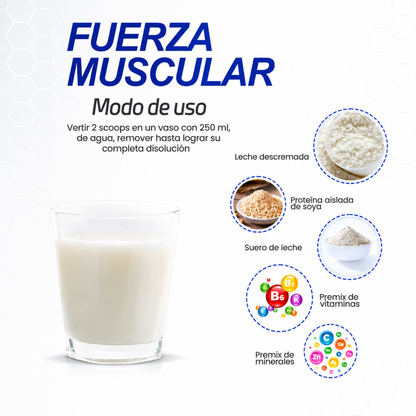 Leche Sure Proteinas Suero de Leche Colageno Calcio Hierro Fórmula V 1.1 Kg