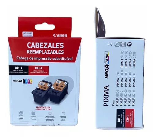 Cabezal Canon Original Serie G 190 Negro y Tricolor G1100 G2100 G2110 G3110 G4100 G4110 G31111 G41102