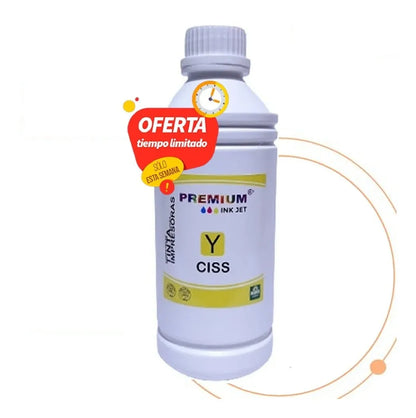 Pack Tinta Premium 1 Litro Impresoras Hp Canon Epson Brother B-C-Y-M - TAINO®